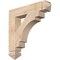 Ekena Millwork Merced Arts & Crafts Smooth Bracket, Douglas Fir, 3 1/2"W x 20"D x 20"H BKT04X20X20MRC03SDF - alternate 1